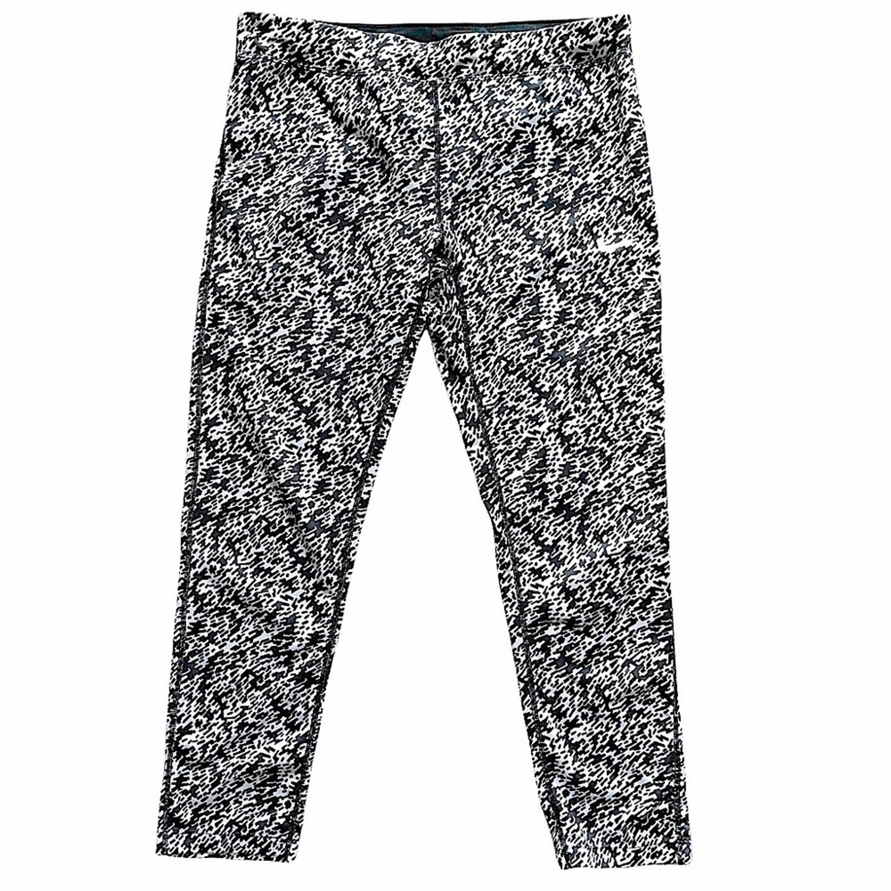 Nike dri-fit leggings abstract print L EUC